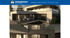 Desktop Screenshot of hehenberger-bau.at